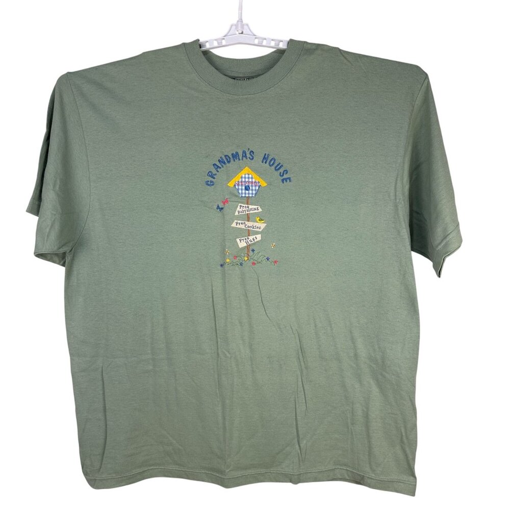 Briar Creek Grandmas House Green TShirt XX Large Short Sleeve Graphic Print